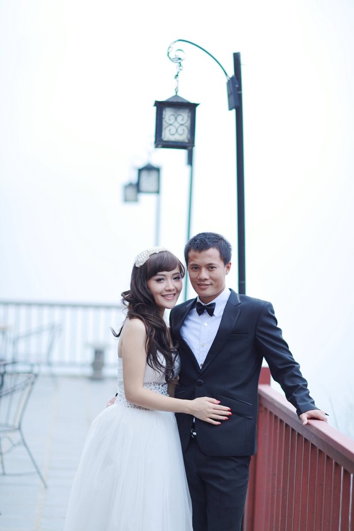Thành Lương và Thanh Huyền làm đám cưới vào cuối năm 2011.
